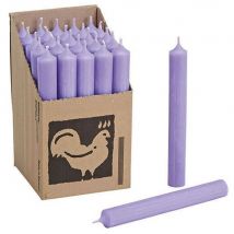 25 Stabkerzen Lavendel - Lavender 180 x 22 mm Kerzenfarm Kerzen Candle