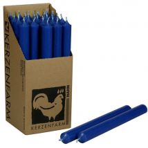 25 Stabkerzen Blau 250 x 22 mm Kerzenfarm Kerzen Candle