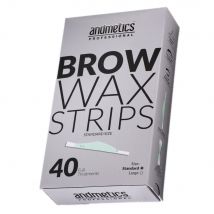 Andmetics Brow Wax Strips standard Women 40 x Augenbrauenstrips Damen