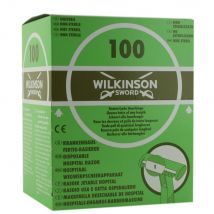 100 Wilkinson Sword Einwegrasierer für präoperative Anwendungen Krankenhaus Einmalrasierer Box