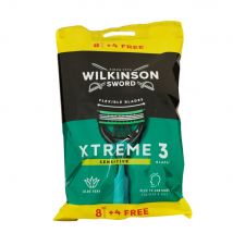 Wilkinson Sword Xtreme 3 Sensitive Comfort 12 Stück Rasierapparat 8 + 4