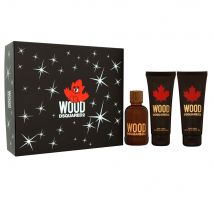 Dsquared2 Original Wood Set 100 ml EDP & 100 ml Duschgel & 100 ml Aftershave Balm