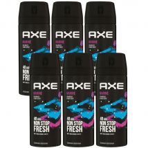Axe Marine 6 x 150 ml Deodorant Deospray Deodorant Spray Deo Spray Deo Set
