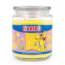 Haribo Lemon Fruits 510 g Gummibären Duftkerze im Glas