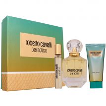 Roberto Cavalli Paradiso Set 75 ml EDP & 15 ml EDP & 100 ml Bodylotion
