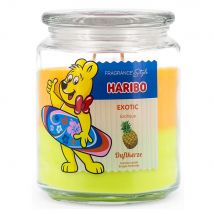Haribo Exotic 510 g Gummibären Duftkerze im Glas