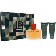 Laura Biagiotti Roma Uomo Set 75 ml Eau de Toilette EDT & 2 x 50 ml Showergel