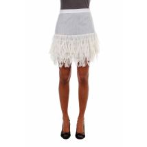 ET COMPAGNIE - Jupe courte ecru en polyester - Femme - Taille 40 - Modz
