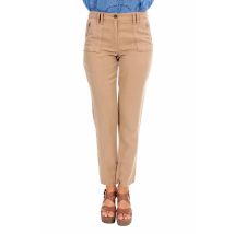 PABLO GERARD DAREL - Pantalon droit beige en viscose - Femme - Taille 38 - Modz