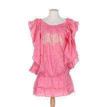 MINE DE RIEN - Robe mi-longue rose en coton pour femme - Taille 38 - Modz