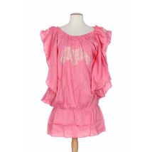 MINE DE RIEN - Robe mi-longue rose en coton - Femme - Taille 38 - Modz