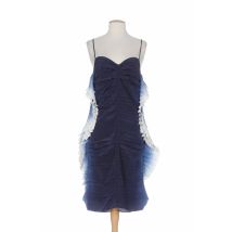 MINE DE RIEN - Robe longue bleu en soie - Femme - Taille 38 - Modz