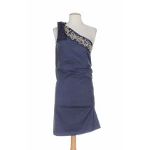 MINE DE RIEN - Robe mi-longue bleu en coton pour femme - Taille 36 - Modz