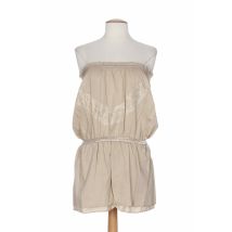 MINE DE RIEN - Robe courte beige en coton pour femme - Taille 36 - Modz