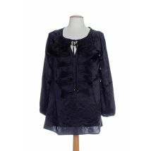 MINE DE RIEN - Tunique manches longues noir en soie - Femme - Taille 38 - Modz