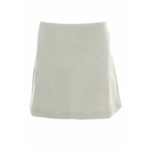 AMERICAN RETRO - Jupe courte beige en polyurethane - Femme - Taille 38 - Modz