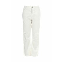 ACQUAVERDE - Pantalon slim blanc en coton pour femme - Taille W26 - Modz