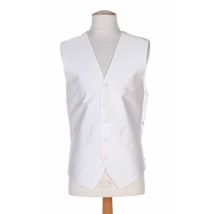 SMART - Gilet sans manche blanc en soie - Homme - Taille M - Modz