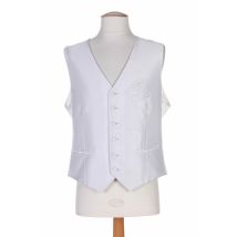 GREGE CREATION - Gilet sans manche gris en soie - Homme - Taille L - Modz