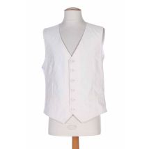 GREGE CREATION - Gilet sans manche beige en soie - Homme - Taille XL - Modz