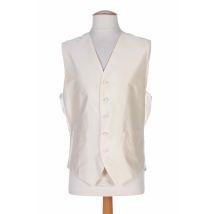SMART - Gilet sans manche beige en soie - Homme - Taille L - Modz