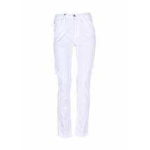 DESGASTE - Pantalon droit blanc en coton pour femme - Taille W24 - Modz