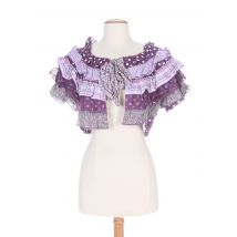 ZOE LA FEE - Boléro violet en coton - Femme - Taille 36 - Modz