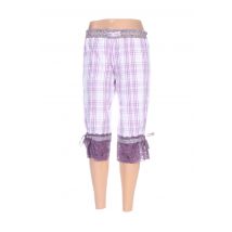 ZOE LA FEE - Pantacourt violet en coton - Femme - Taille 36 - Modz