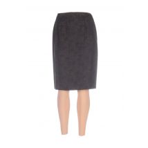 CLAUDE BAUER - Jupe mi-longue marron en viscose - Femme - Taille 40 - Modz