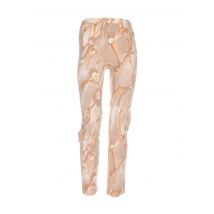 ANNE D'ALETH - Pantalon droit marron en coton - Femme - Taille 36 - Modz