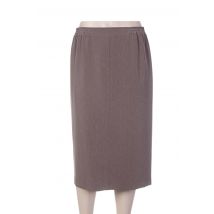 SOMMERMANN - Jupe mi-longue marron en polyester - Femme - Taille 38 - Modz