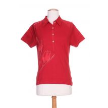 LAFUMA - Polo rouge en coton - Femme - Taille 34 - Modz