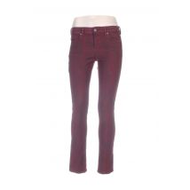 BERENICE - Pantalon slim rouge en coton pour femme - Taille W28 - Modz