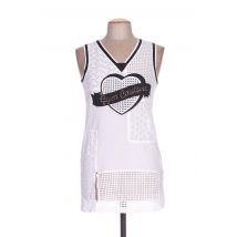 VDP CLUB - Tunique sans manche blanc en coton - Femme - Taille 36 - Modz