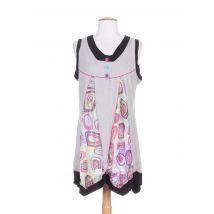 ROSE BLEUE - Tunique manches longues gris en coton - Femme - Taille 36 - Modz