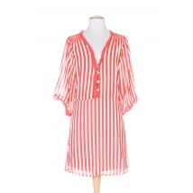 ANNE TURTAUT - Tunique manches courtes rouge en polyester - Femme - Taille 38 - Modz