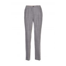 QUATTRO - Pantalon casual gris en polyester - Femme - Taille 38 - Modz