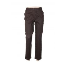 QUATTRO - Pantalon casual marron en coton - Femme - Taille 38 - Modz