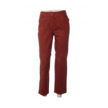 QUATTRO - Pantalon casual marron en coton - Femme - Taille 38 - Modz