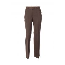 QUATTRO - Pantalon casual marron en polyester - Femme - Taille 38 - Modz
