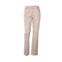 QUATTRO - Pantalon casual beige en coton - Femme - Taille 38 - Modz