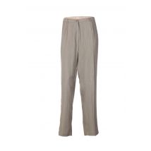 QUATTRO - Pantalon chic vert en bambou - Femme - Taille 50 - Modz