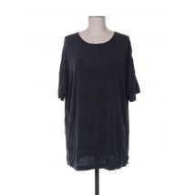 ANNE TURTAUT - Tunique manches courtes noir en cuppro - Femme - Taille 38 - Modz