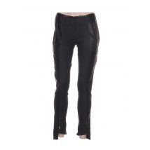 ANNE TURTAUT - Pantalon slim noir en polyurethane - Femme - Taille 40 - Modz