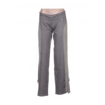 ANNE TURTAUT - Pantalon droit gris en coton - Femme - Taille 42 - Modz