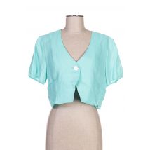 QUATTRO - Boléro bleu en lin - Femme - Taille 38 - Modz