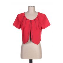 QUATTRO - Boléro rouge en polyester - Femme - Taille 38 - Modz