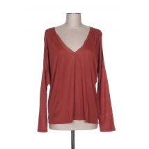 REDSOUL - T-shirt marron en viscose - Femme - Taille 36 - Modz