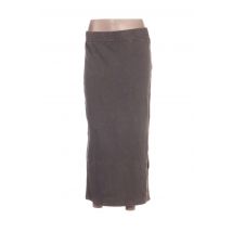 REDSOUL - Jupe longue gris en coton - Femme - Taille 36 - Modz