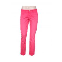 CAMBIO - Pantalon droit rose en coton - Femme - Taille 34 - Modz